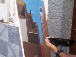 Concurso de Pintura al aire Libre en Mula 2009